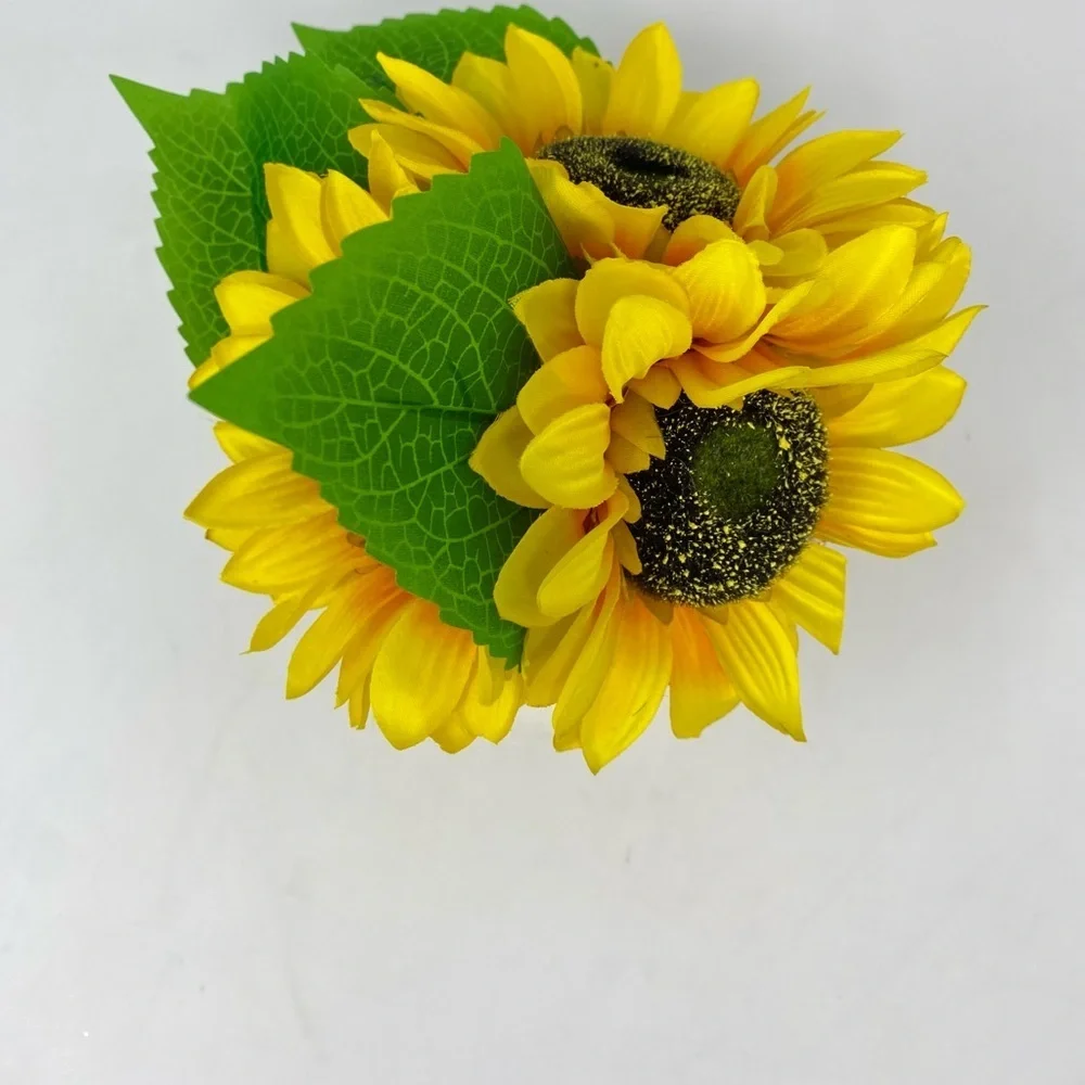 Rose Gold LED Sunflower Centerpiece